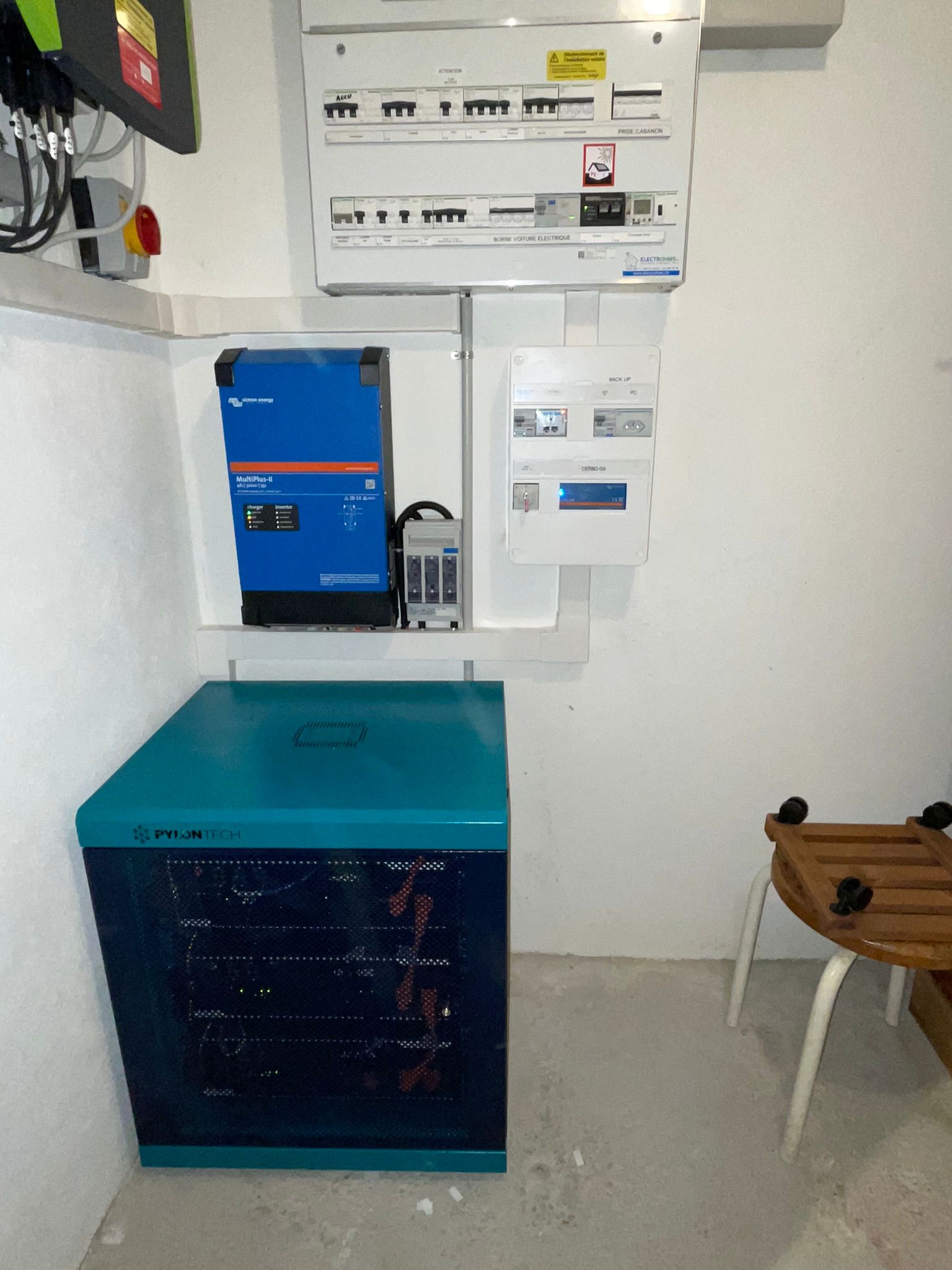 Installation batterie Pylontech Victron